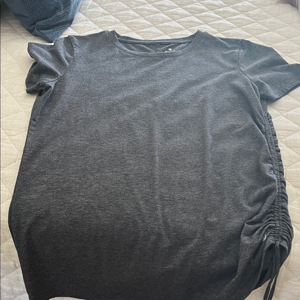 Apana Dark Gray Women's Short Sleeve Top